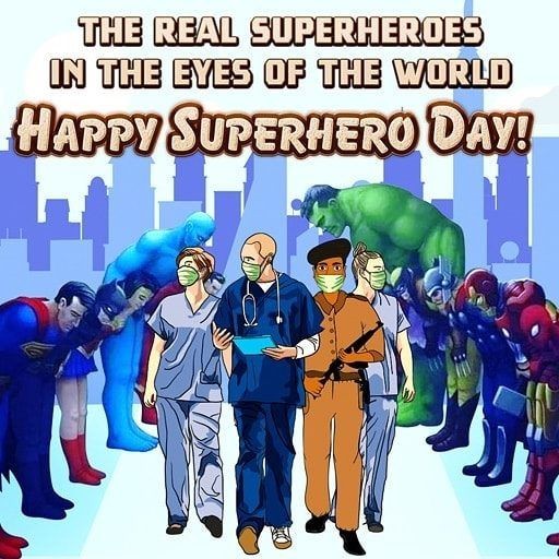 Happy National Superhero Day To All The Superheroes In Our Lives, Real Or Fictitious! 🎉🦸🏾‍♂️🦸🏼‍♀️👩🏼‍🍼🪖⛑️🩺 #Salute #CapeOn #NationalSuperheroDay #celebrateeveryday #PositiveVibes  #FYP
