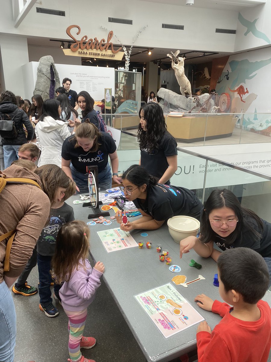 Awesome @UBCMicroImmuno @Immuno_T student volunteers @scienceworldca for #dayofimmunology 🙌