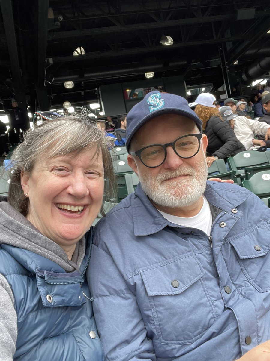 My sweetie took me out to the ball game. We're gonna root for the home team! Go Walter! #GoMs @Mariners @TMobilePark #WhereIRoot #TridentsUp