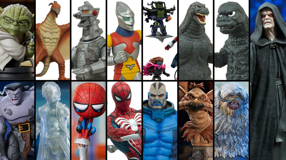 DST Pre-Orders – Marvel, Godzilla, Lord of the Rings, Star Wars, and Gargoyles toyark.com/2024/04/28/dst… #toyark #actionfigures