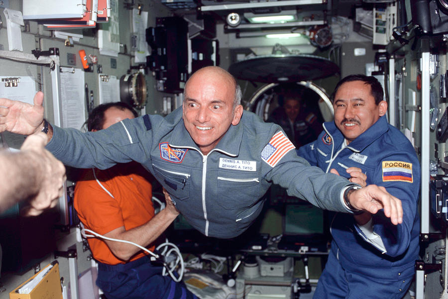 Today in 2001-after paying  $20 million for the privilege- former aerospace engineer & investment banker #DennisTito hitched a ride on the Russian Soyuz TM-32 mission. The amateur astronaut spent more than a week orbiting #Earth as a visitor on the #InternationalSpaceStation.