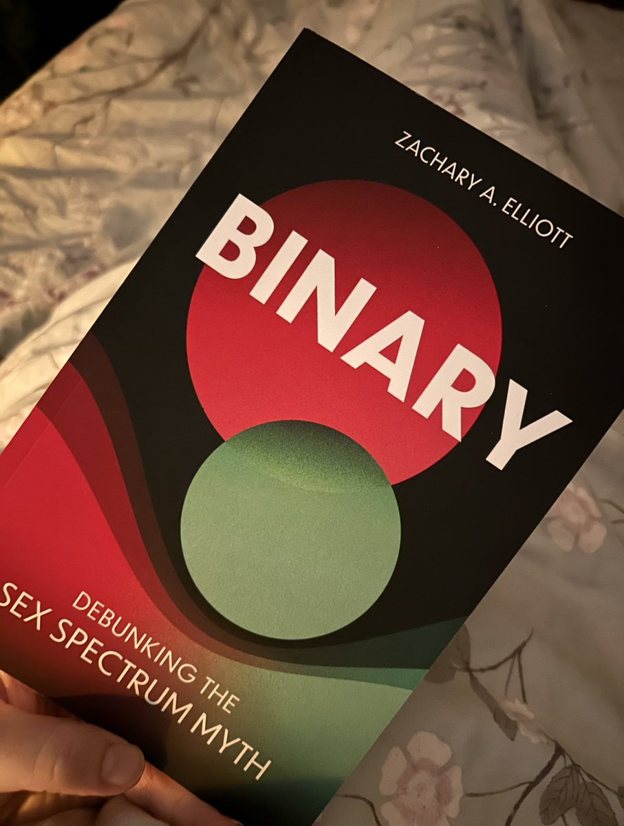Not pissing about on social media tonight, actually going to start reading a book before bed. Binary - Debunking the Sex Spectrum Myth by @zaelefty