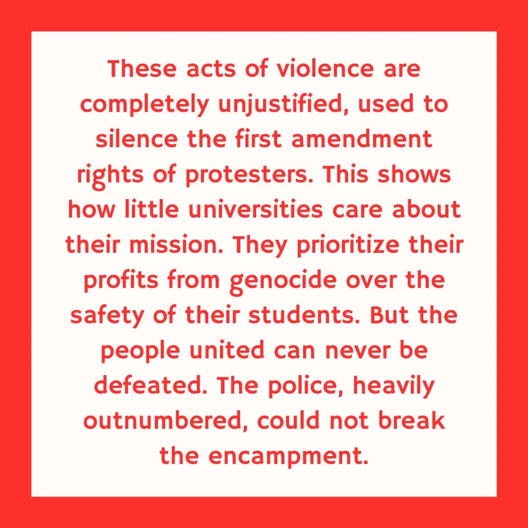 Denver SDS statement on the ongoing Auraria Encampment