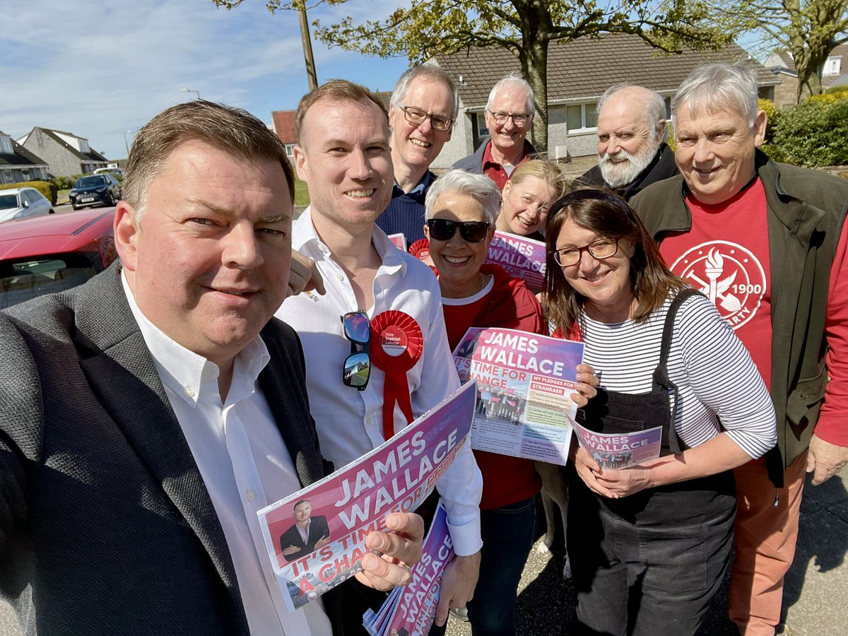 Great day with @DGLabour teams in #Stranraer kicking off James Wallace campaign to win back #DumfriesandGalloway for @ScottishLabour #LabourDoorstep