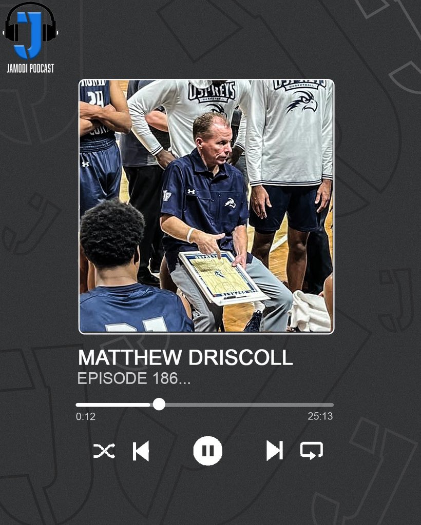 ⏰TOMORROW⏰ Matthew Driscoll - Head Men’s 🏀 Coach at University of North Florida
