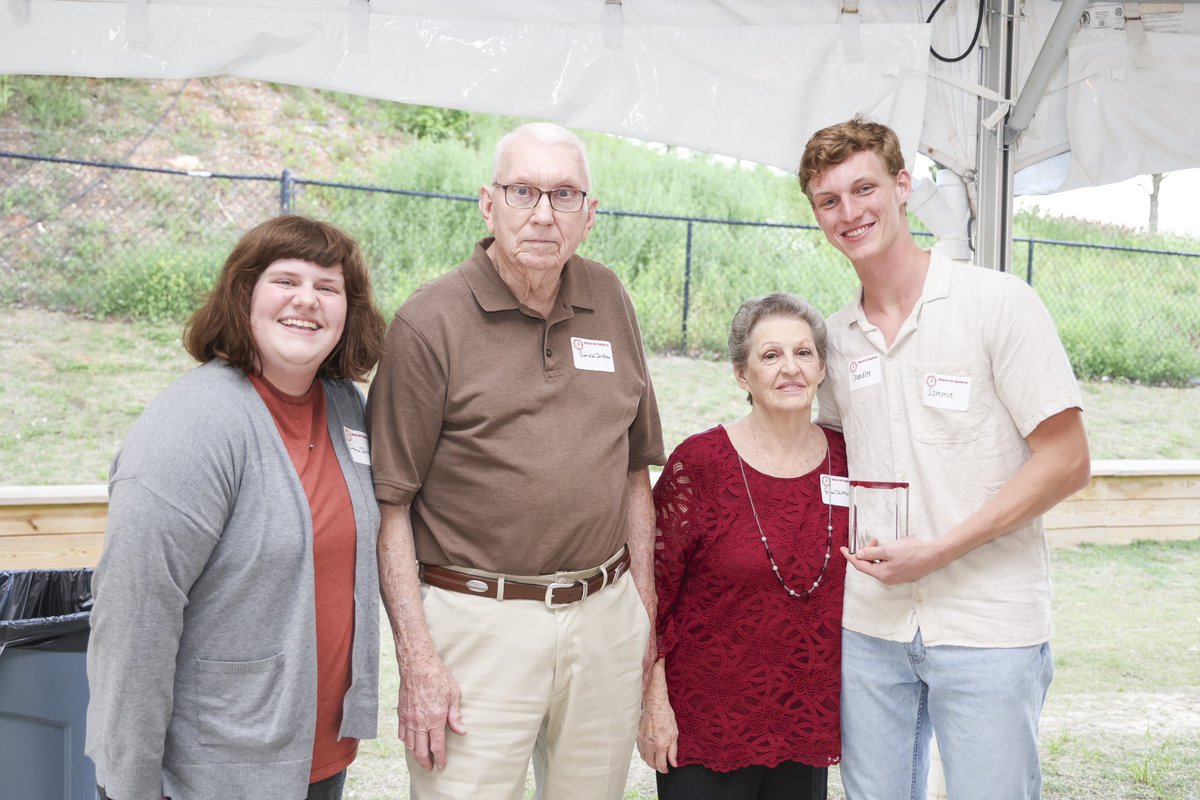 The 2024 Alabama Gymnastics David Dutton Memorial Award winner: Chandler Breedlove 🏆 This award goes to a member of the Alabama gymnastics family who goes above and beyond for the program. #FTF | #RollTide