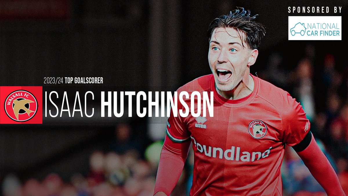 ⚽️ 𝟭𝟱 𝗴𝗼𝗮𝗹𝘀 𝗳𝗿𝗼𝗺 𝗺𝗶𝗱𝗳𝗶𝗲𝗹𝗱! Our top 23/24 top goalscorer - @hutchisaac 👊