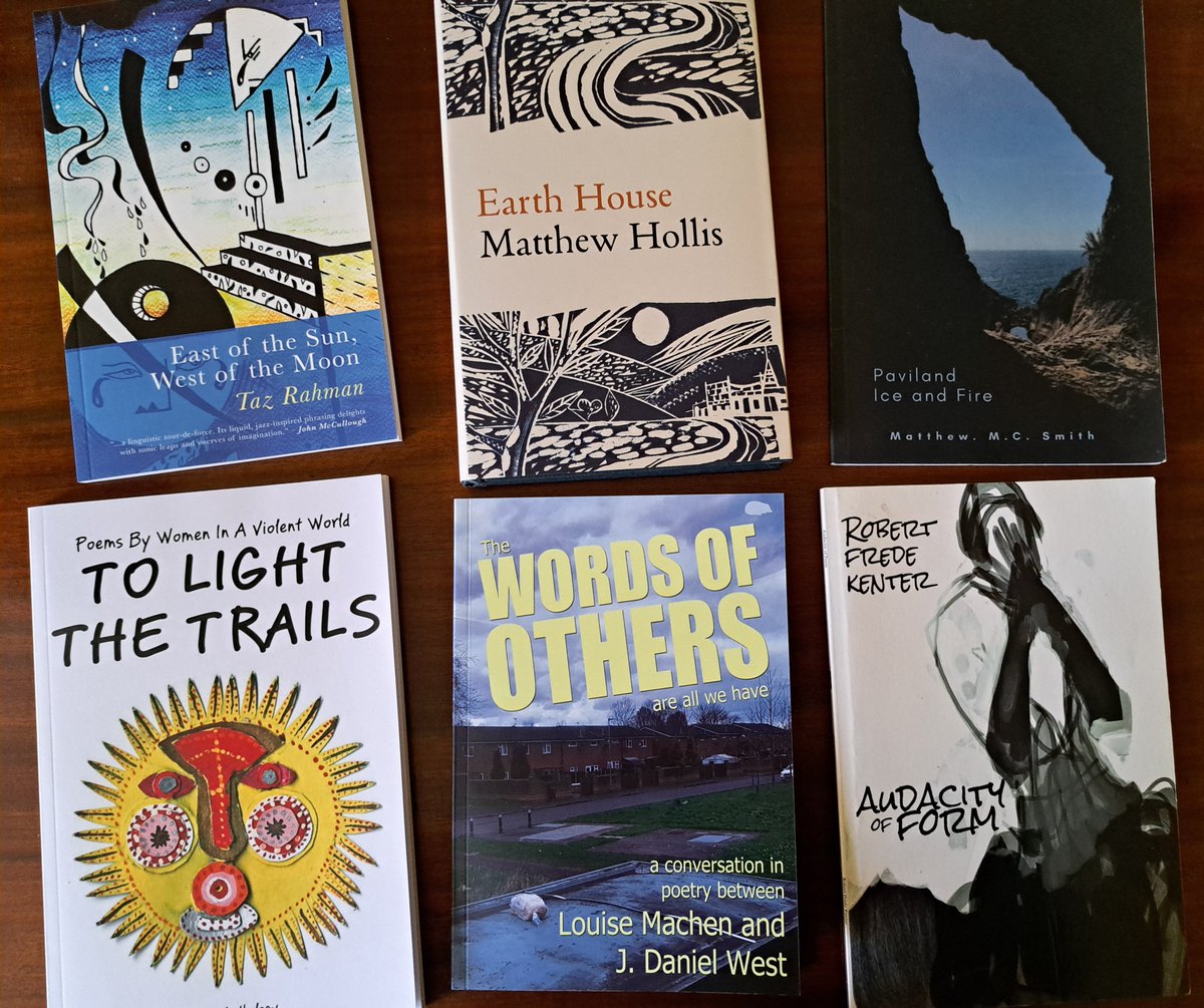 Some more vital collections to read on my travels. Thanks to @amonochromdream #MatthewHollis @MatthewMCSmith @frede_kenter @LouLouMach @archaeologyBoy @SidhePress 💥📚✈️🌤️🌊