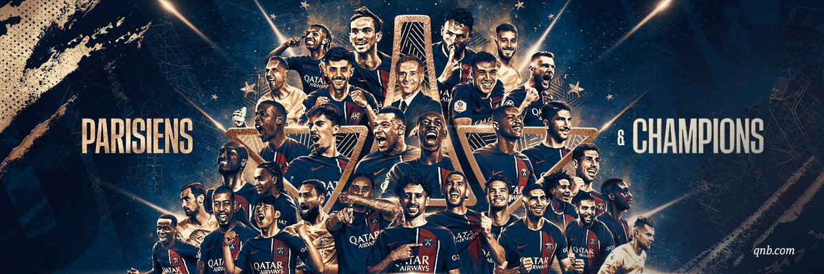 PSG claims yet another Ligue 1 title in style for the 12th time in their history and for the third consecutive year!! Congratulations to the champs! ⚽🥇

A proud sponsor of #ParisSaintGermain💪

#QNB #QNBGroup #ParisiensEtChampions