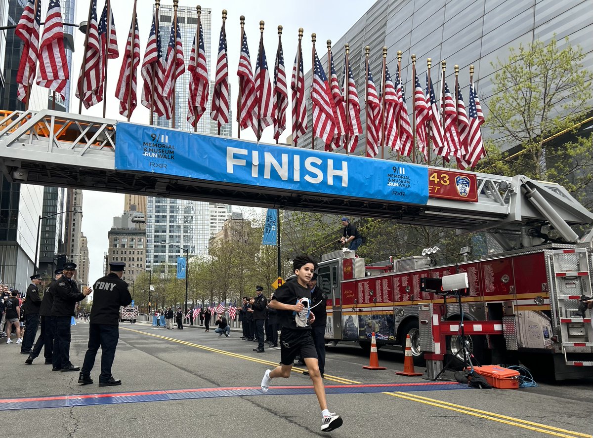 On April 28, thousands gathered in lower #Manhattan for our 12th annual #911Memorial5K, presented by @OneRXR. Following the path first responders took to Ground Zero on 9/11 and in its aftermath, each participant did their part to remember and honor the victims and heroes.