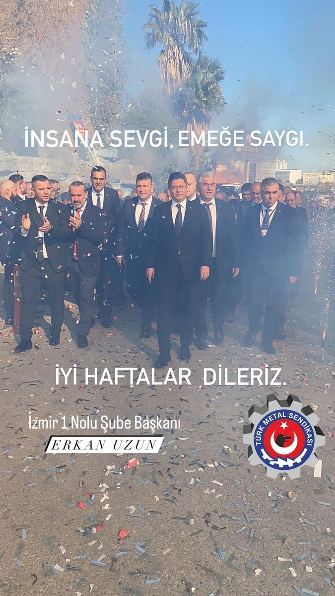 İyi haftalar dileriz.
#Türkmetalsendikası
#LiderimizUysalAltundağ
#İzmir1noluşube