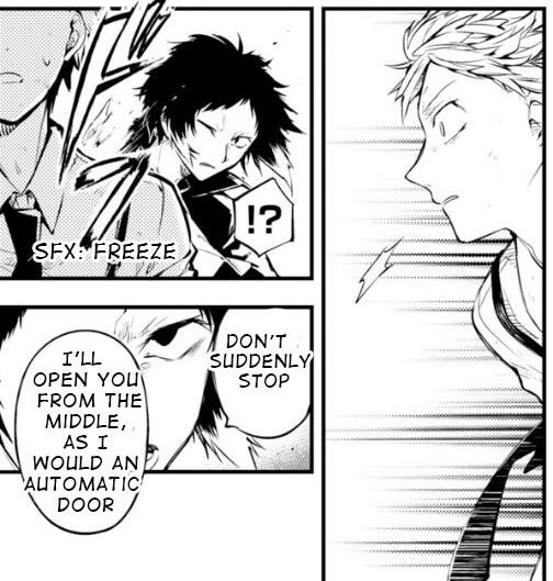akutagawa cutely bumping into atsushi’s shoulder, you didn’t make it to the anime but you will always be loved by me