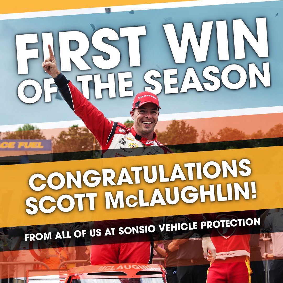 Déjà vu! Congratulations to @smclaughlin93 and @Team_Penske on their first win of the 2024 season in the NTT INDYCAR SERIES with the No. 3 car at @BarberMotorPark! #INDYCAR | #INDYBHM | #Thirsty3s | Next Up: #SonsioGP