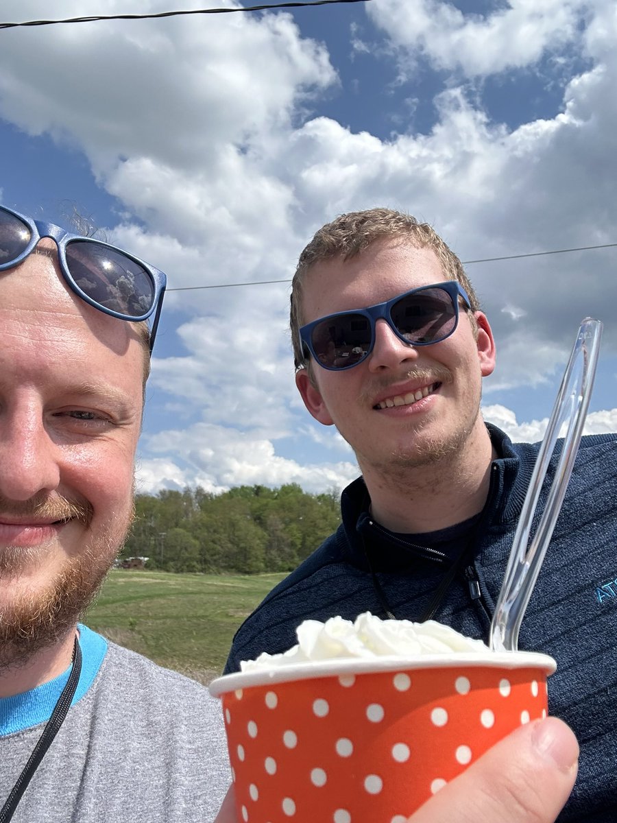 Beautiful day at Sundaes with the Sheriff with <a href="/Nate_412/">Nate Orr</a> from the Weirton store <a href="/Matt__Rash/">Matt Rash</a> <a href="/MikeSBurgess_/">Michael</a> <a href="/DomDavis_/">Dom Davis</a>