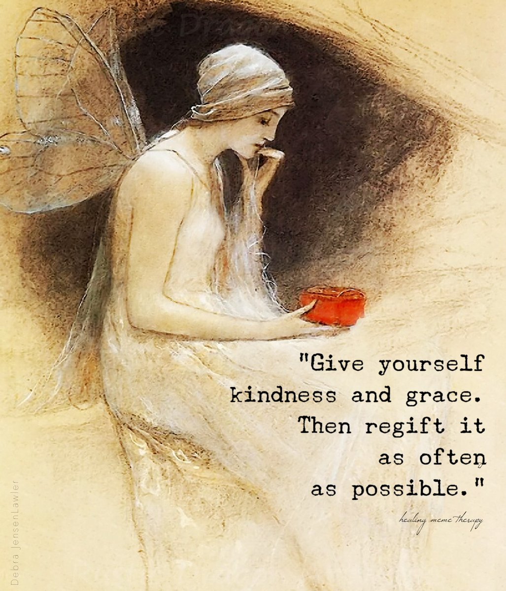 ▶️ Give yourself kindness and grace. Then re-gift it as often as possible.
~ Do unto others as you would have them do unto you!!! ◀️

#Kindness #KindnessMatters 
#KindsOfKindness