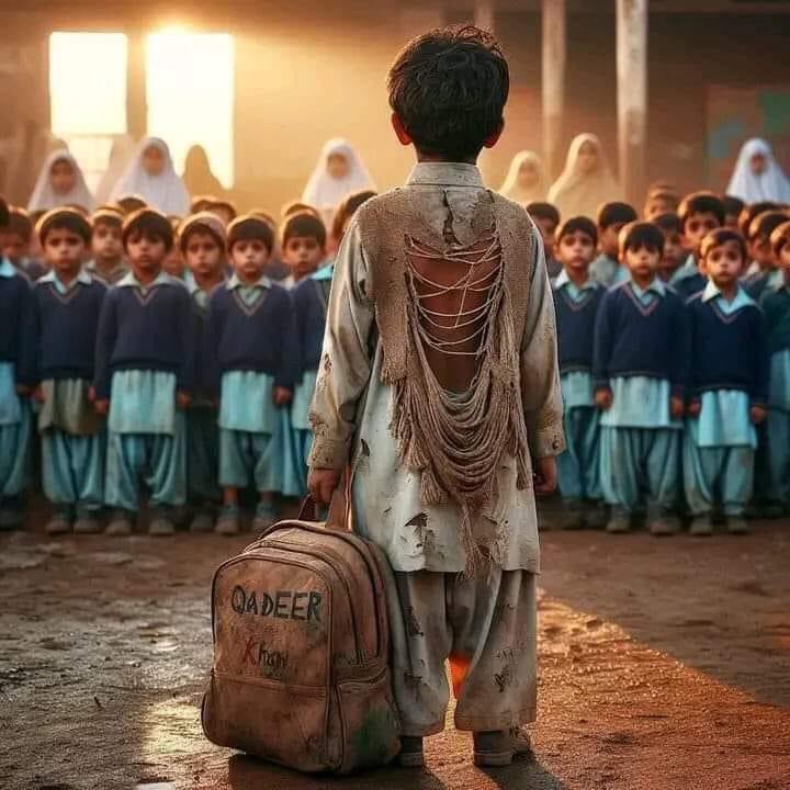 غربت خیرات سے نہیں انصاف سے ختم ھوتاھے۔۔۔