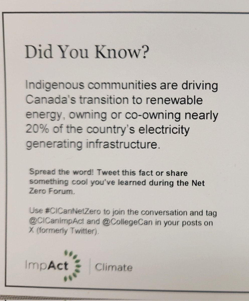 Mohawk is so fortunate to have access to our Centre for Indigenous Relations Knowledge & Learning, bringing this innovative thinking to the launch of our new School of Climate Action. #cicannetzero @MohawkCollege @CollegeCan @CICanImpAct