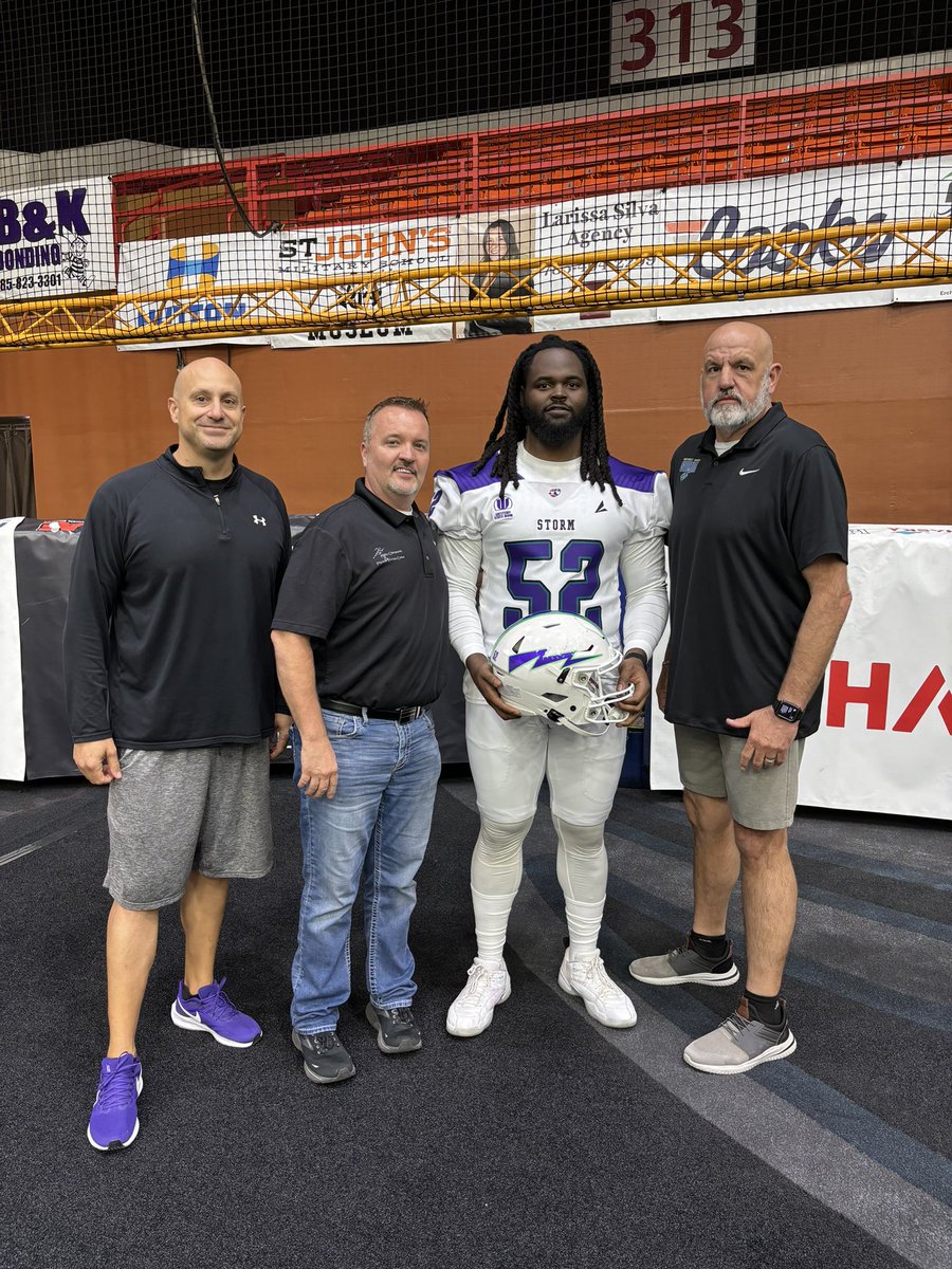 Life comes at you fast! Congratulations to our former starting Center Desmond Bland on signing a contract with the New Orleans Saints 2 hours before kickoff! We’re going to miss him, but wish him nothing but the best!