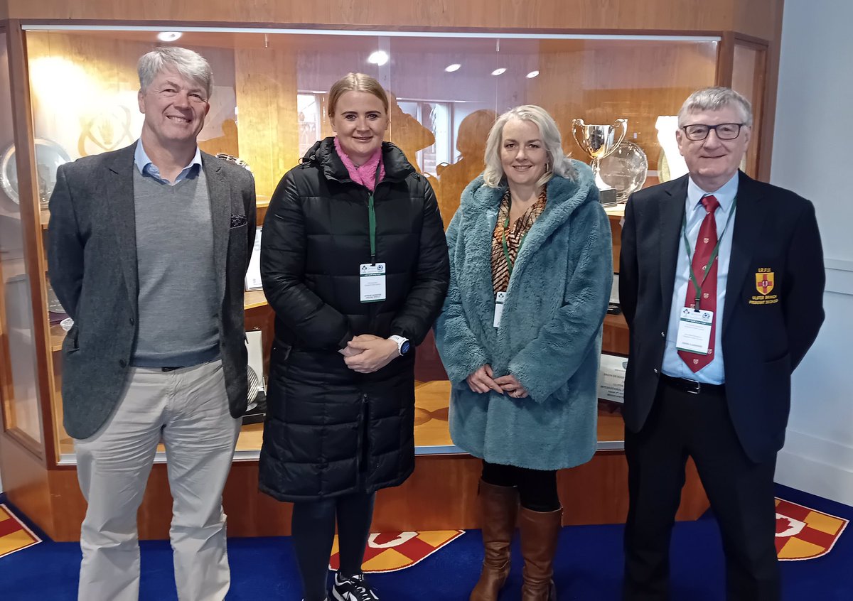 Junior Ministers Aisling Reilly and Pam Cameron have congratulated @IrishRugby on qualifying for #RWC2025 following Saturday’s thrilling @Womens6Nations win against Scotland. The Junior Ministers were welcomed to the game at Kingspan Stadium by @UlsterBranch President Denis