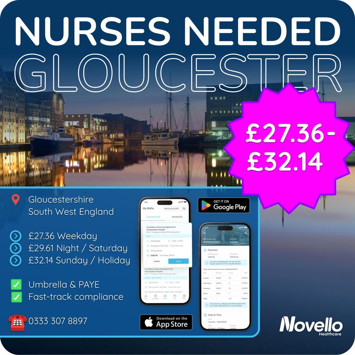 💥 NURSES NEEDED IN GLOUCESTER 🚀

Visit our website to read more / call for more info!

bit.ly/44AF4FX
 
#nursejobs #rgnjobs