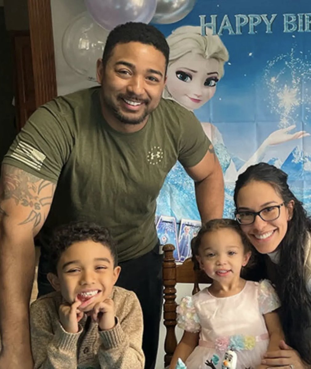 CollinRugg's tweet photo. NEW: FDNY firefighter Derek Floyd who was fired to free up money for illegals, has died of a heart attack leaving his family with nothing.

Floyd was close to receiving $600,000 worth of death benefits before he was fired, thanks to the illegals.

Floyd, a former marine, previously had a heart attack in 2019.

He was on long term duty with the fire department but was fired to provide illegals with housing and services. (New York Post)

Now his family has nothing and is swimming in debt.

“If Derek would have stayed on, he would have had a life insurance policy with the FDNY. That would have helped out financially because right now, it’s really bad. I’m honestly swimming in a lot of debt,” his widow said.

He leaves behind his wife, and two children, 6 and 2.

This makes my blood boil.