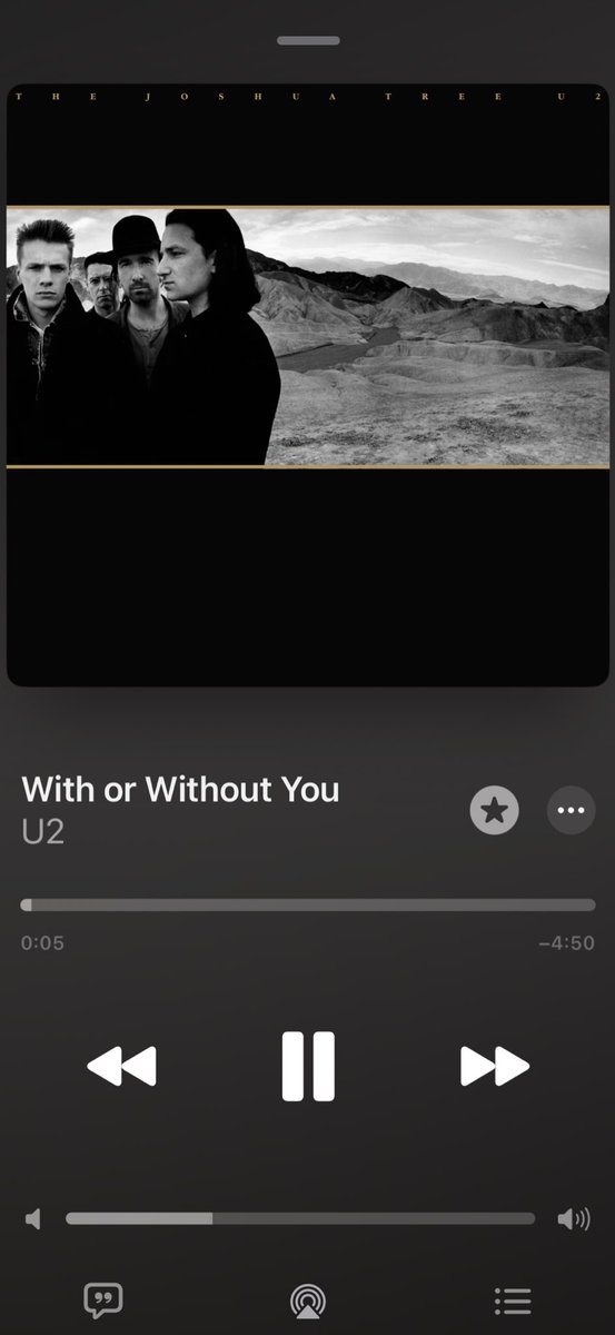 今朝の一曲
#U2
#WithorWithoutYou
アイルランド🇮🇪出身のロックバンド
1987年リリースの5thアルバム
『The Joshua Tree』より