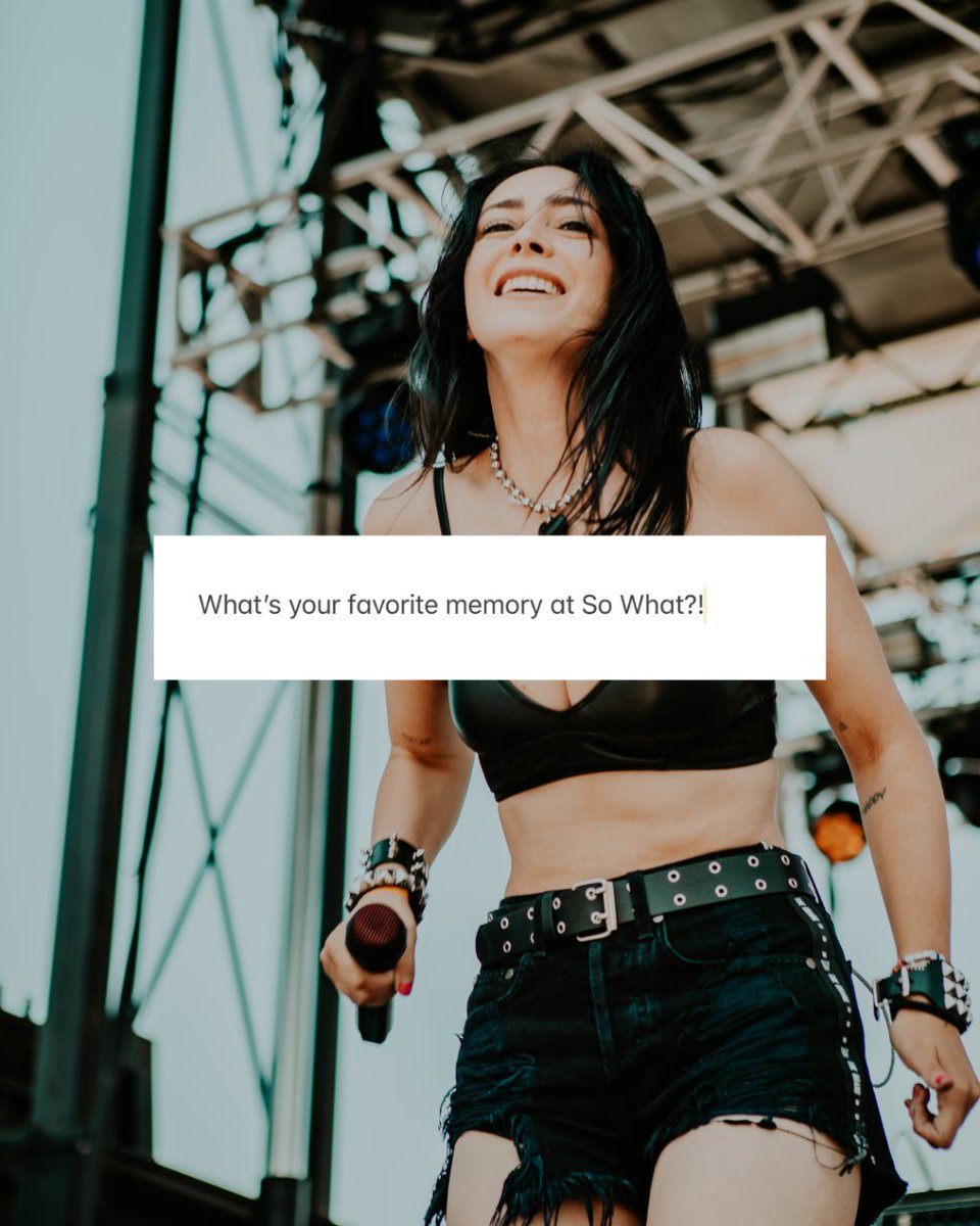 Reply with some of your favorite memories made during So What?! 🖤 P.S we can't wait for @lolopopgurl 's set this year 📸 @OliviaKhiel