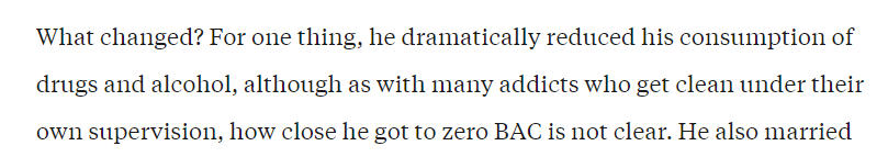 This other bit of virtue signaling annoyed me. He didn't join your club? Lou Reed didn't make himself accountable to random strangers? tut tut.