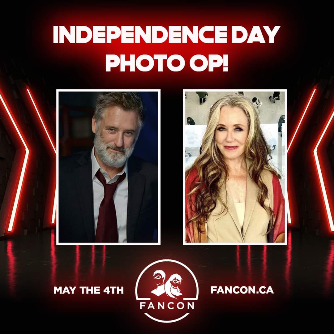 Impress your friends and family with this debut Independence Day team up photo op with the President & First Lady Whitmore AKA Bill Pullman & Mary McDonnell. Quantities are limited so act now by ordering at bit.ly/IndependenceDa…
#IndependenceDay #NorthernFanCon