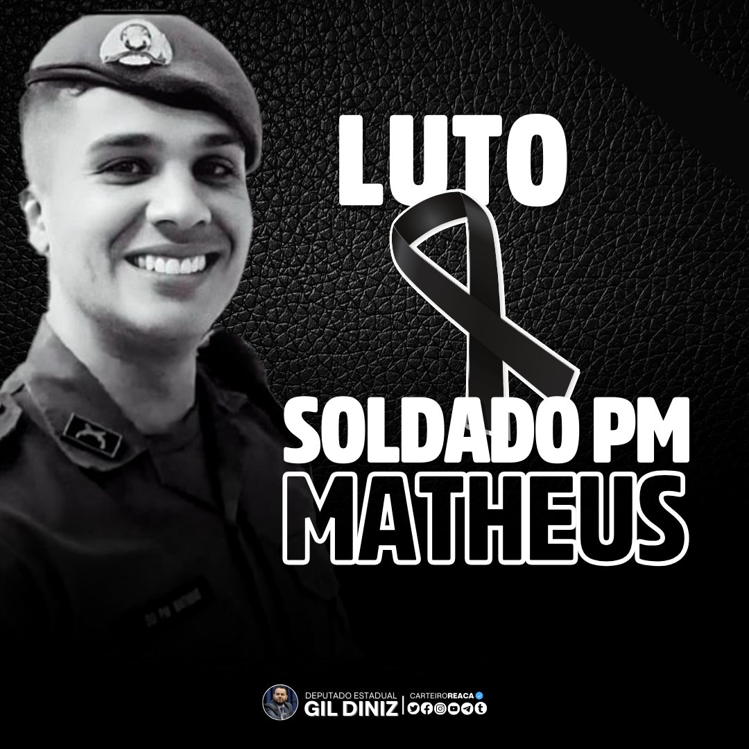 Meus sentimentos aos familiares e amigos do Soldado Matheus! Tem horas que nos faltam as palavras, há momentos que nos questionamos e perguntamos a Deus: Por quê? Matheus estava conosco essa semana, sempre alegre, sorridente como de costume. Falava um pouco sobre a sua vida,…