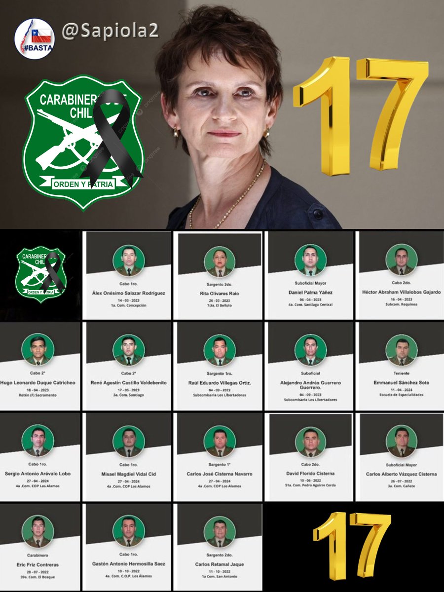 17 veces los vamos a perseguir hasta las últimas consecuencias... #BoricNoSeLaPuede #FueralaONUdeChile #ConMisAhorrosNo #ConMiPlataNo