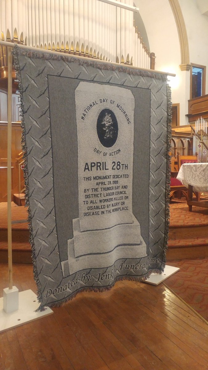 #DayOfMourning 
#ThunderBay Cemorony
Mourn The Dead, Fight for the living ! 
April 28th 2024  #NationalDayOfMourning  #Workers #SafeWorkNow  #WorkersFightBack