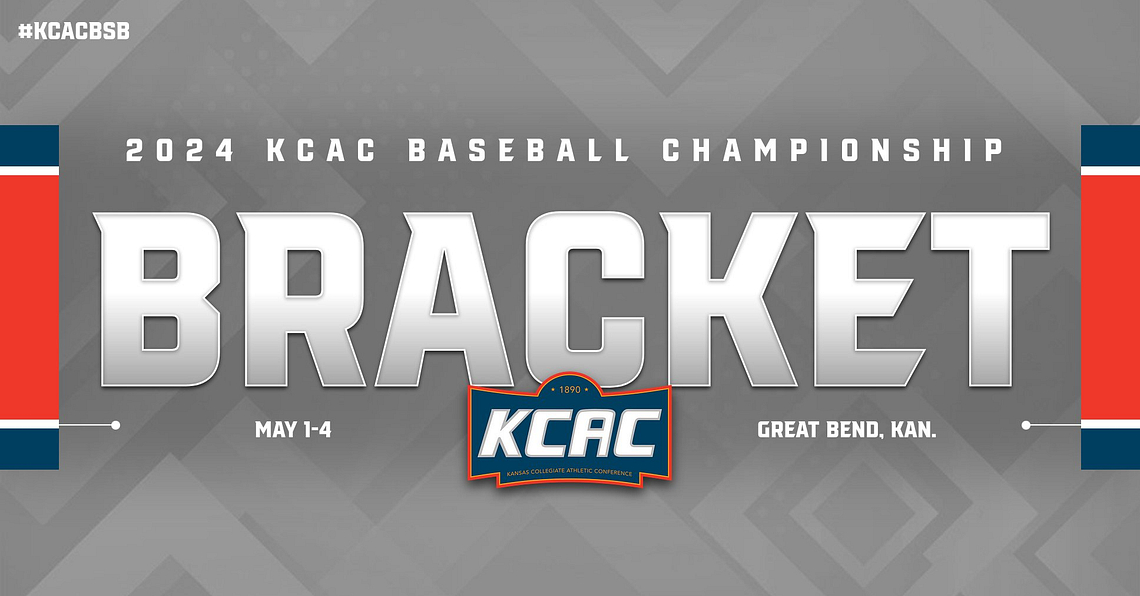 The field is set for the 2024 KCAC Baseball Championship tournament in Great Bend! #KCACbsb

Bracket: bit.ly/kcacBSBchampio…

<a href="/NAIA/">NAIA</a> <a href="/NAIABall/">NAIA Ball</a> <a href="/exploregbks/">Explore Great Bend</a>