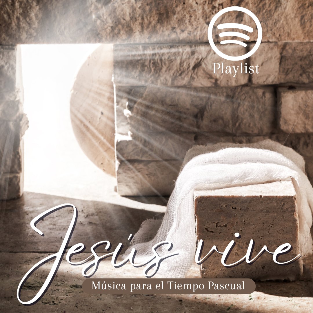 [🎧💽] «Jesús Vive» - Música para el tiempo pascual.
Escucha y ora con esta #playlist de #spotify 
Ingresa y dale me gusta: i.mtr.cool/ofkgauvjnz

#religionfinis  #musicacatolica