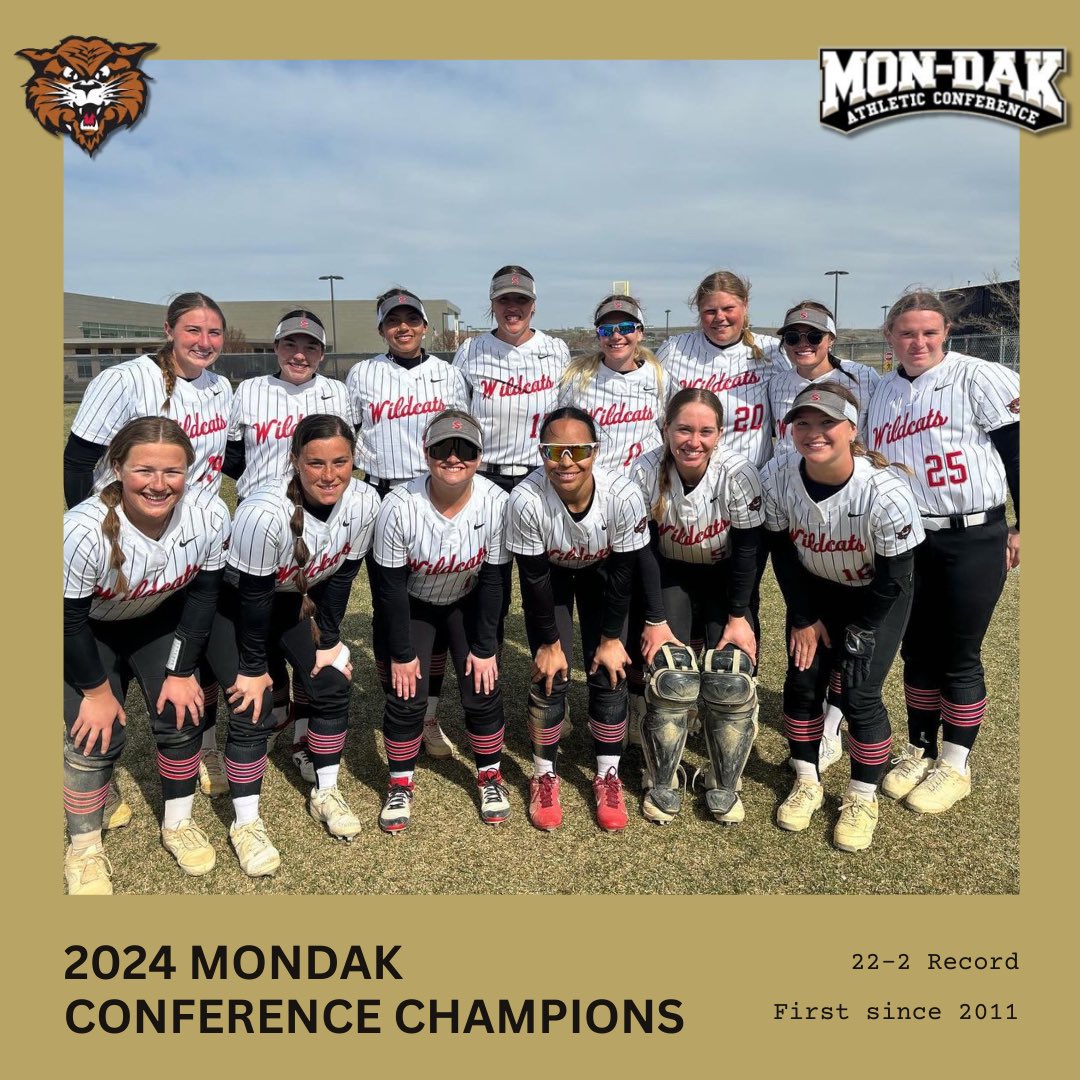𝘊𝘰𝘯𝘧𝘦𝘳𝘦𝘯𝘤𝘦 𝘊𝘩𝘢𝘮𝘱𝘪𝘰𝘯𝘴

For the first time since 2011, the NDSCS Wildcats win the MonDak! Cats are 43-9 on the season with two more regular season games left before playoffs. 

#rollcats #conferencechamps