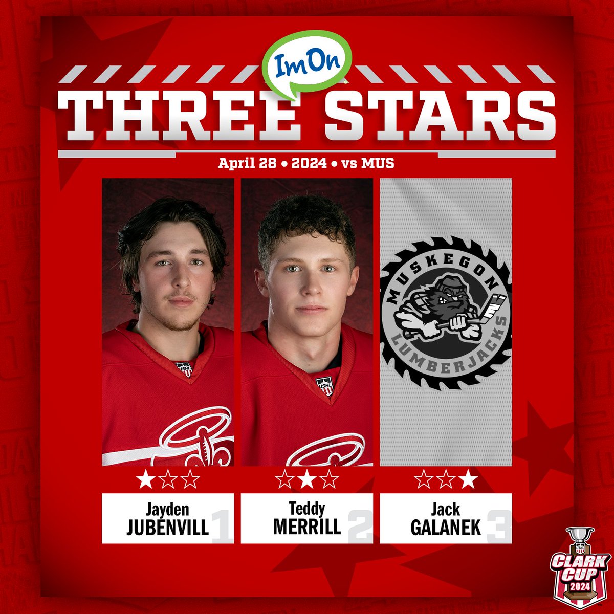 Tonight's @ImOn_Comm Three Stars! #HalosHigh