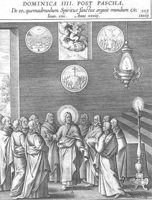 Fourth Sunday after Easter Mass Propers.
St. Paul of the Cross, Confessor; Saint Vitalis, Martyr; Saint Louis-Marie Grignion de Montfort, Founder; Saint Peter Chanel, Martyr; Blessed Luchesio Modestini, Franciscan Tertiary.
Our Lady of Quito, Ecuador (1534); and Madonna della