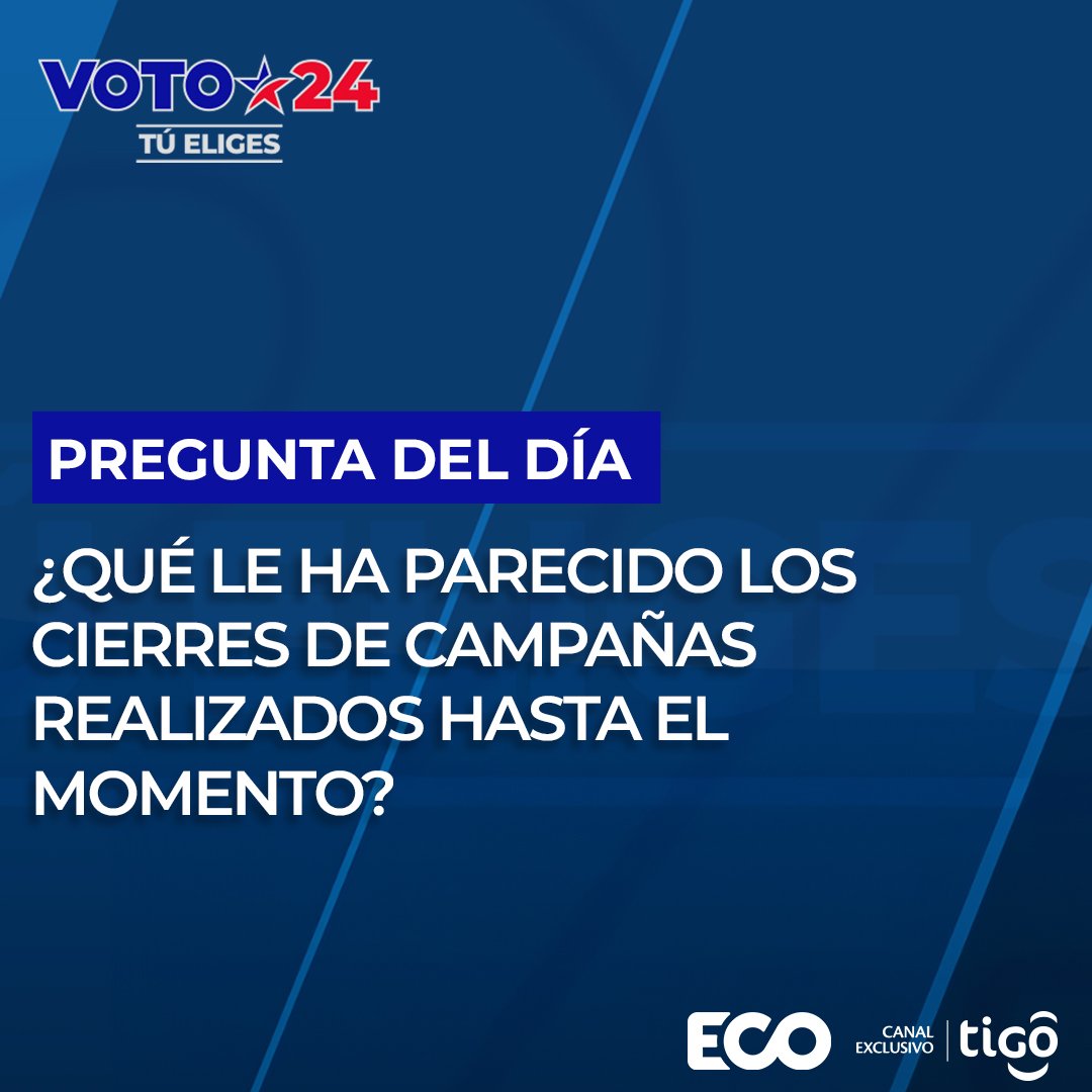 #PreguntaDelDía ¿Qué le ha parecido los cierres de campañas realizados hasta el momento? Opine con el hashtag #RadioGrafía con @SusanCast y @hugofamania