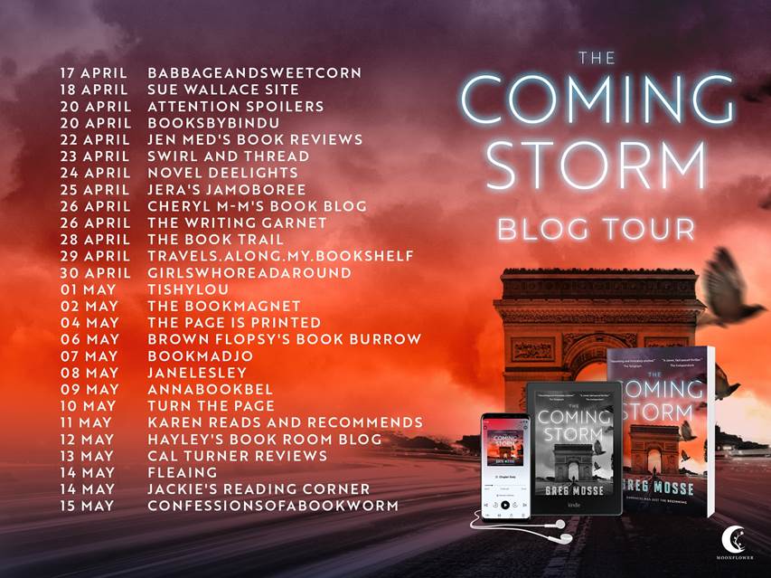 #Blogtour The Coming Storm by Greg Mosse @GregMosse mmcheryl.wordpress.com/2024/04/26/blo… via @mm_cheryl #TheComingStorm @moonflowerbooks #TheComingDarkness2 #Dystopian