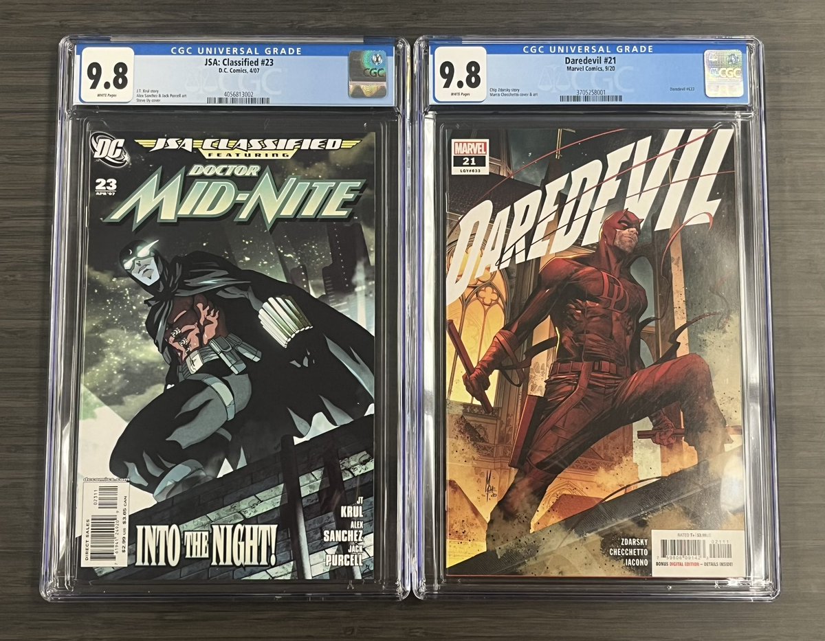 Finally scored a matching Daredevil to go with Doctor Midnite!
