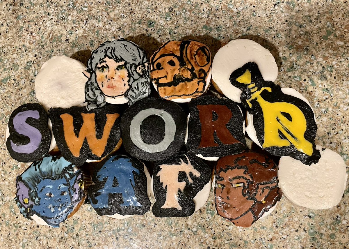 aekindle's tweet photo. Ngl I’m super proud of this one 💜 ironically enough, @DamienHaas told me when I met him to be kinder to myself when it comes to my baking because I self deprecated while giving him a few recipes (who’s shocked lol) 😂 so this is an extra special win for me ☺️ @SmoshGames https://t.co/My4wbEQgn6