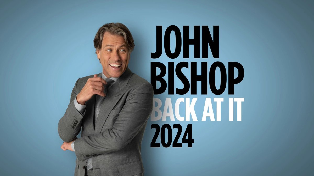 🤩 JUST ANNOUNCED 🤩 Comedy lovers, rejoice – after 2 years TV presenting, stage acting, podcast hosting, dog walking and decorating the spare room, @JohnBishop100 is ‘Back at It’! Tickets go on sale this Thursday 2 May, 10am. 
More info 👉 bit.ly/3JDtU9v @Bohmpresents