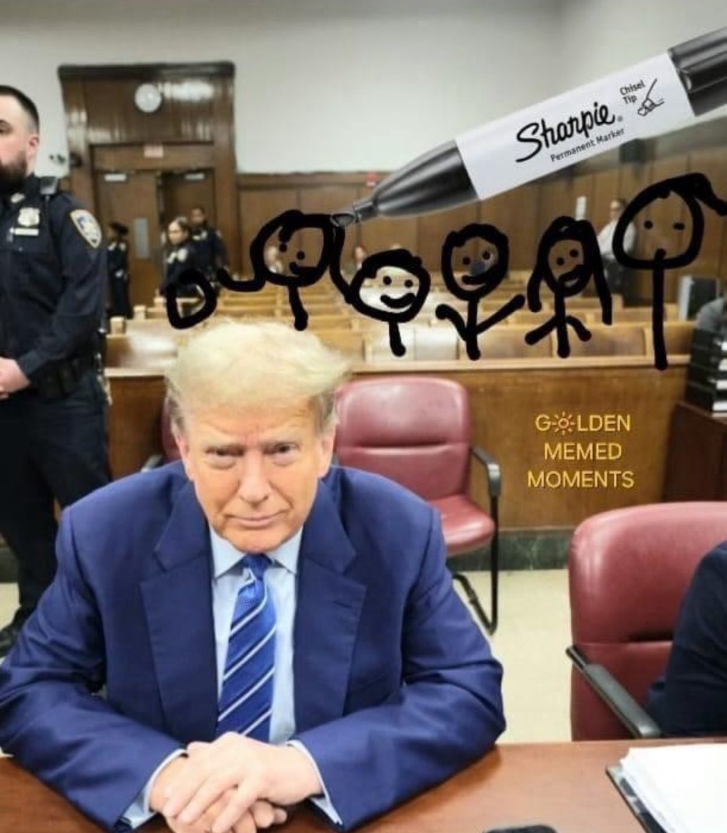 Hey Trump’s family showed up to support him at trial! Aaaw