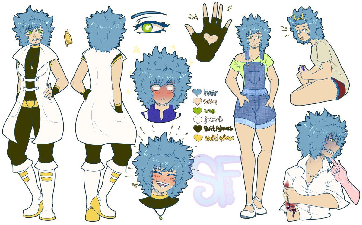 Redoing ref sheets for ArtFight is like a fresh coat of paint and it's giving me all the serotonin right now 🥰 I love my girl Iyasumi so much, I can't believe I've had her for over 6 years now 🥰

#bnhaoc #oc #ocart #artfight #art #refsheet #bnha #newrefsheetwhodis