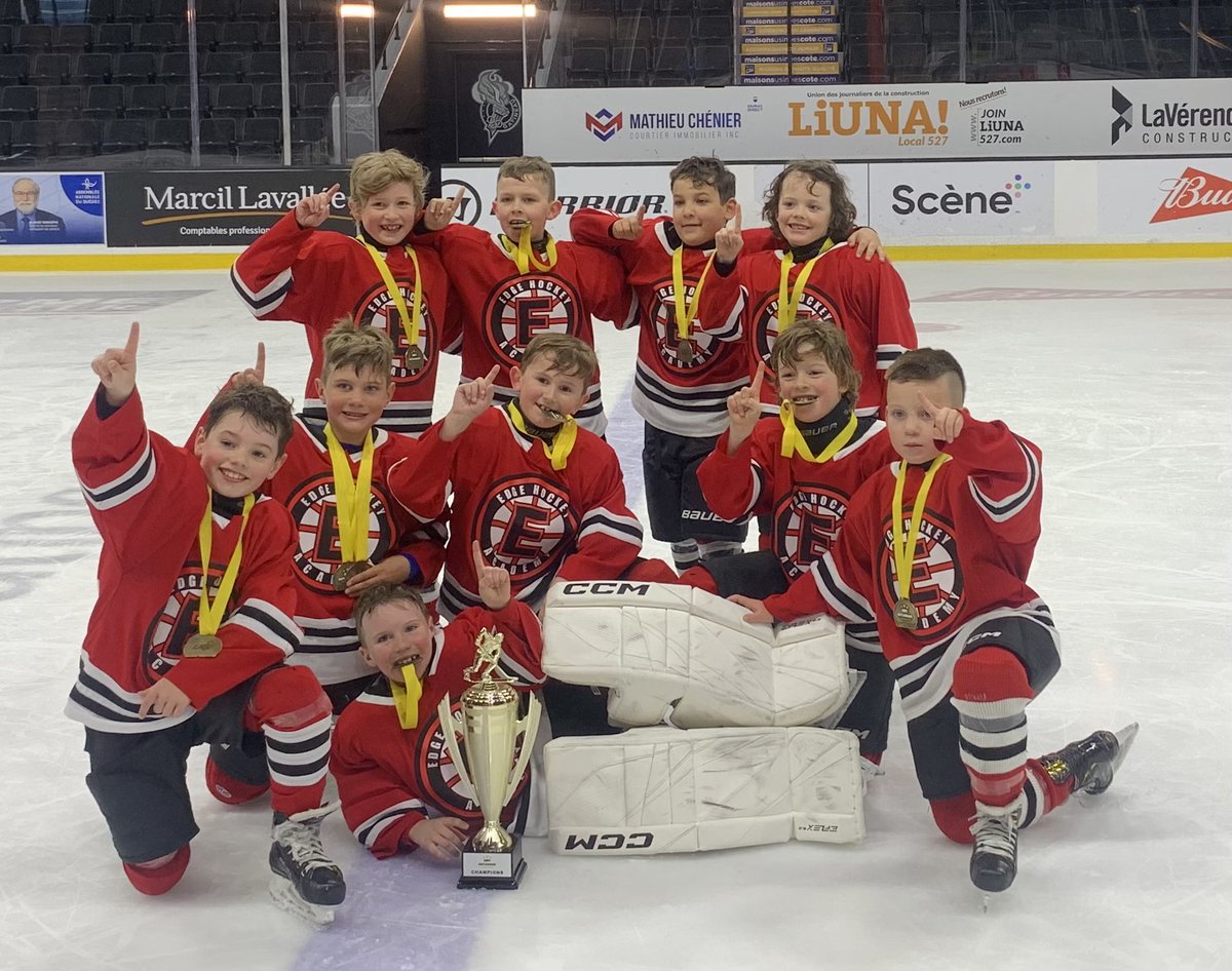 Fun start to spring hockey for these 2014 &amp; 2016 boys! #edgehockey