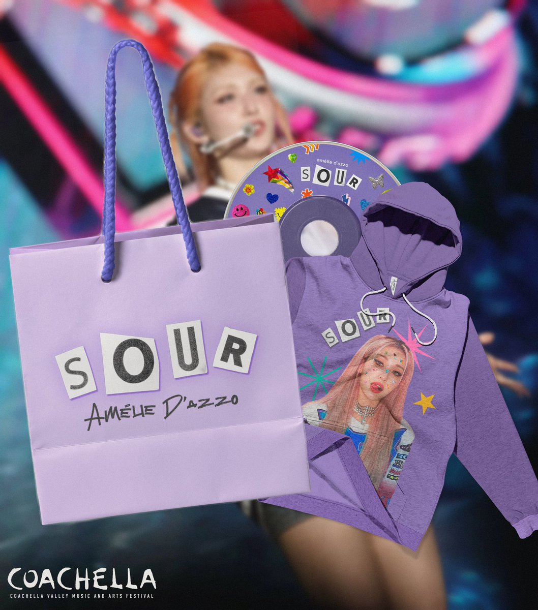 © #CoachellaRP ⟩ 𝗖𝗼𝗮𝗰𝗵𝗲𝗹𝗹𝗮 𝗙𝗲𝘀𝘁 ⟩ #MélieChella 🎡

It’s the first Coachella of Amélie and we are ready with her merch to support her, are you ready?