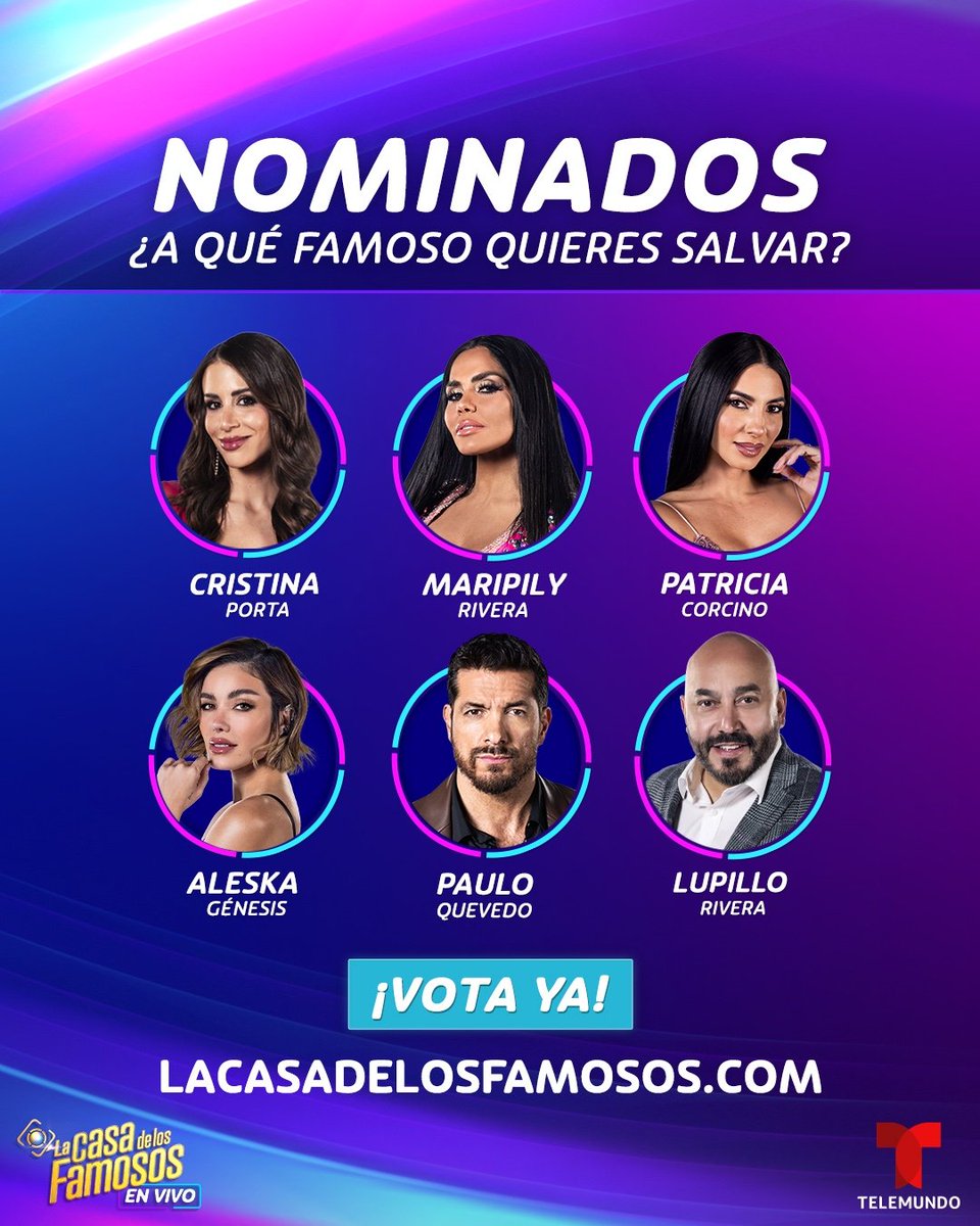 🔥¡SIGUEN EN LA CUERDA FLOJA! Para uno de ellos, ésta será su última noche en #LaCasaDeLosFamosos 🤯 Vota por el famoso que QUIERES SALVAR en lacasadelosfamosos.com #LCDLF4