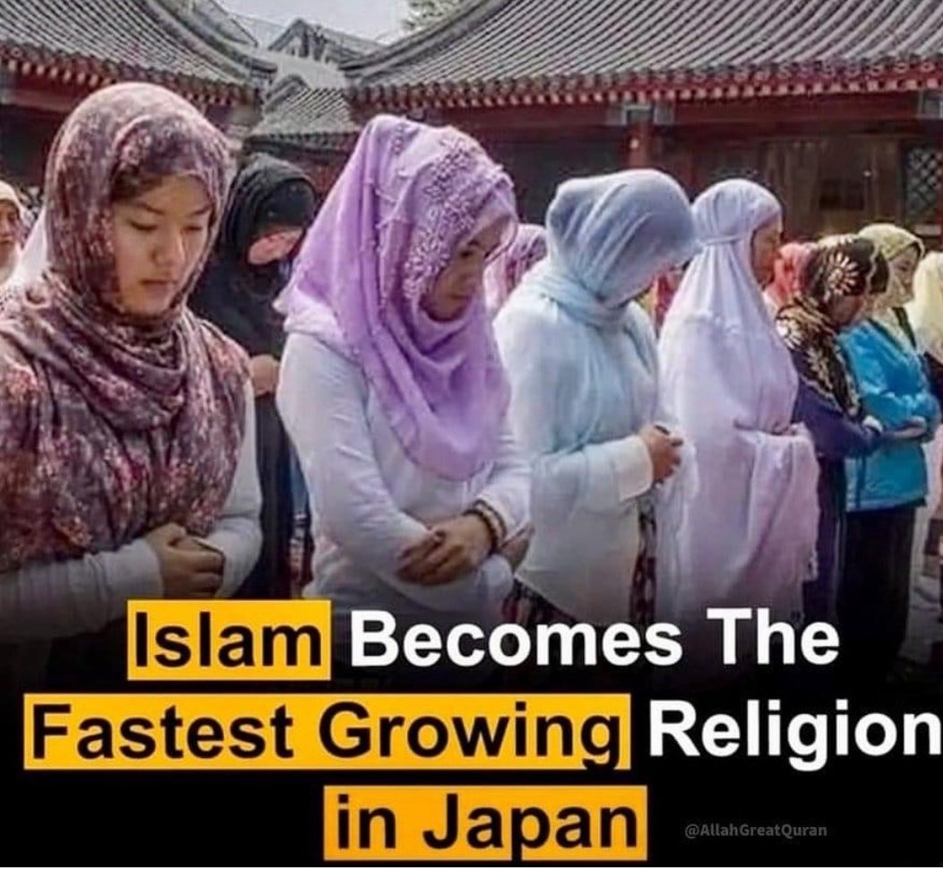जापान में इस्लाम तेज़ी से फेल रहा है ❤️