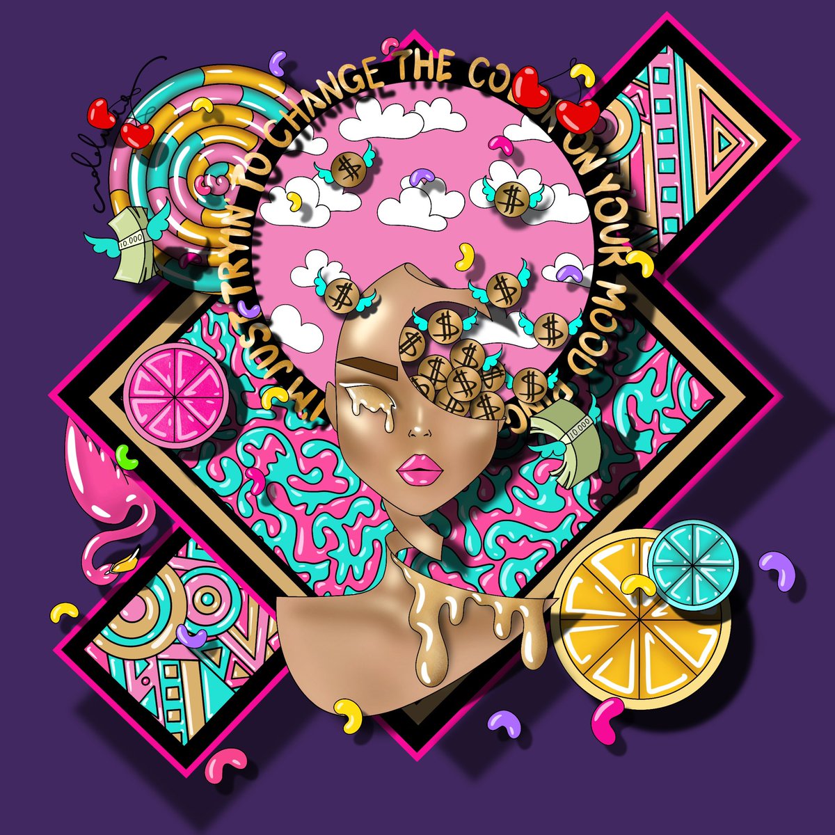 doubleNnft's tweet photo. 🦩✨One of my favorite creations.

OOAK “Best Intentions”

🎨 Countless hours. Countless Improvements. Feels like I know every pixel of this painting. 💖
Entirely hand drawn NFT with a part of my soul in it.

🎟️collection: “MollyPop”
🔗 creating process in the comments.

#NFT #NFTsrtist #MollyPop #DigitalArt #Painting #Pink #Ye