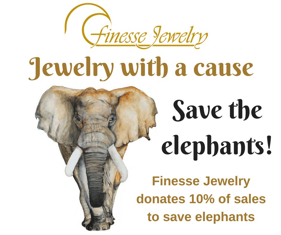 #FinesseJewelry is jewelry with a cause to stop the elephant population destruction. finesse-jewelry.myshopify.com/pages/save-the…